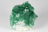 Green, Fluorescent, Cubic Fluorite Crystals - Madagascar #183903-1